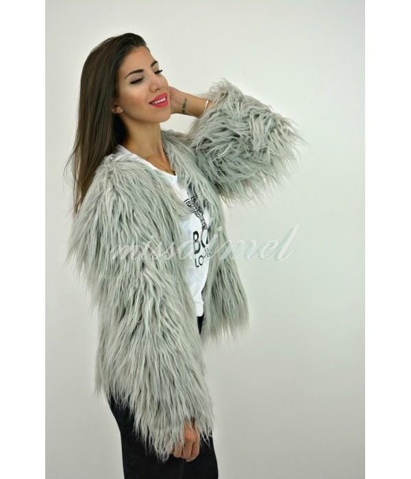 FAUX FUR GRAY