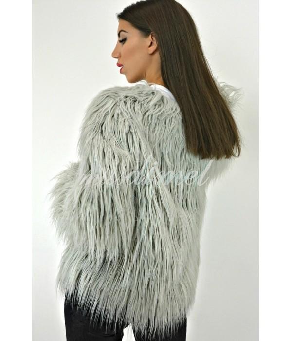 FAUX FUR GRAY