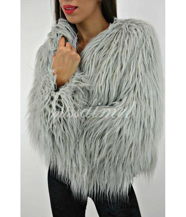 FAUX FUR GRAY