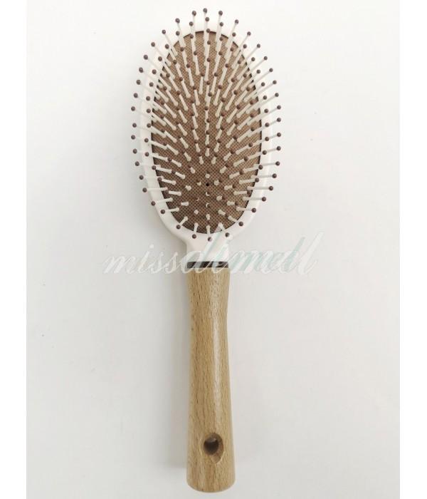 OVAL HAIR BRUSH BEIGE