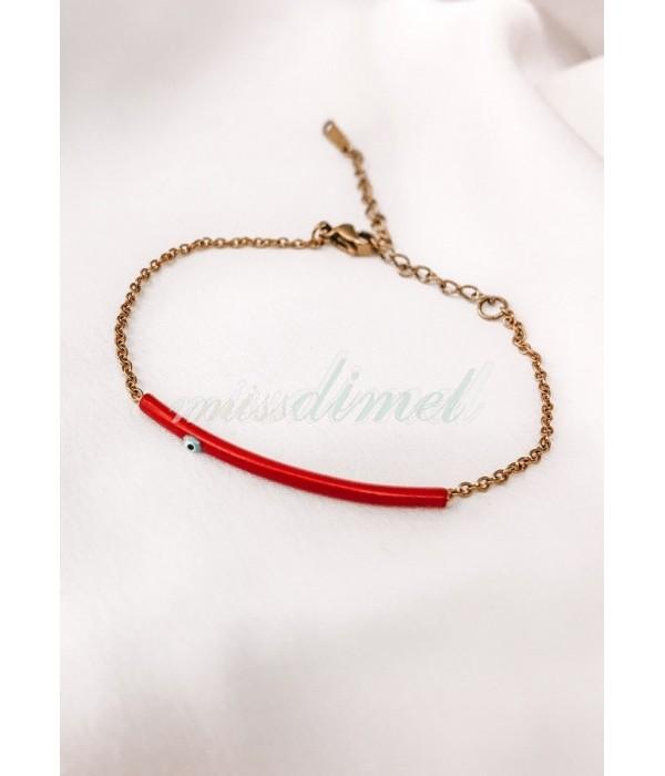 ΒΡΑΧΙΟΛΙ ΒΕΡΓΑ ΚΟΚΚΙΝΟ