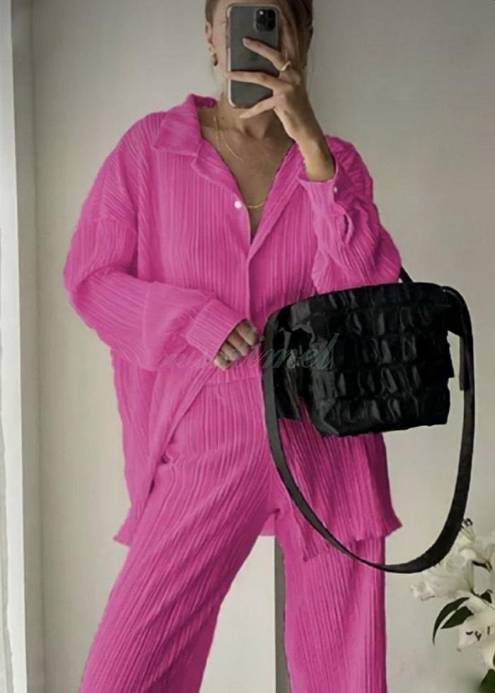 Zilda set πλισέ φούξια - Image 3