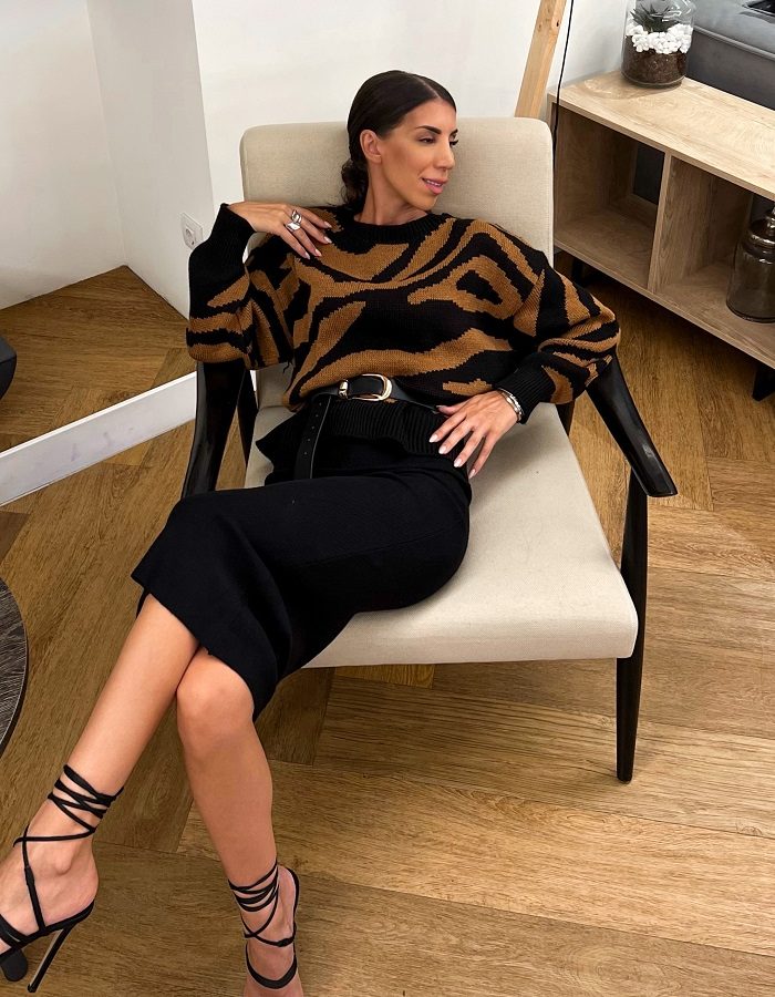 Serlin φούστα πλεκτή