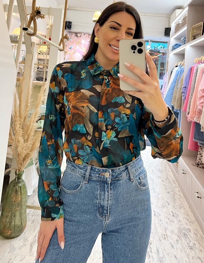 Zeniak πουκάμισο floral