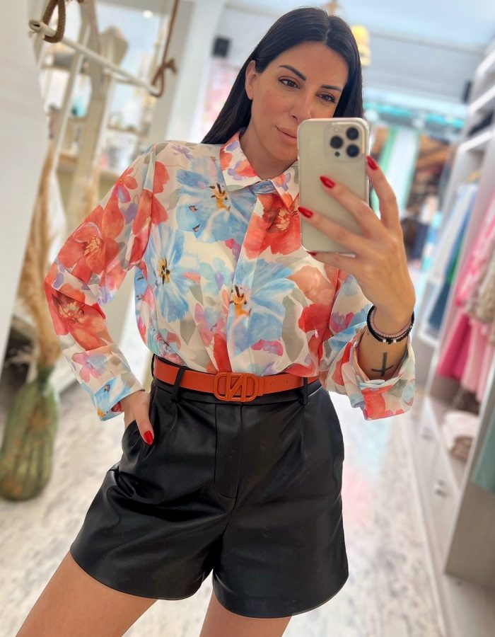 Sefran πουκάμισο floral
