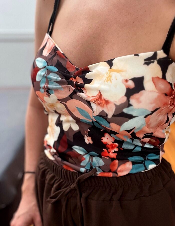 Acelya φλοράλ κορμάκι