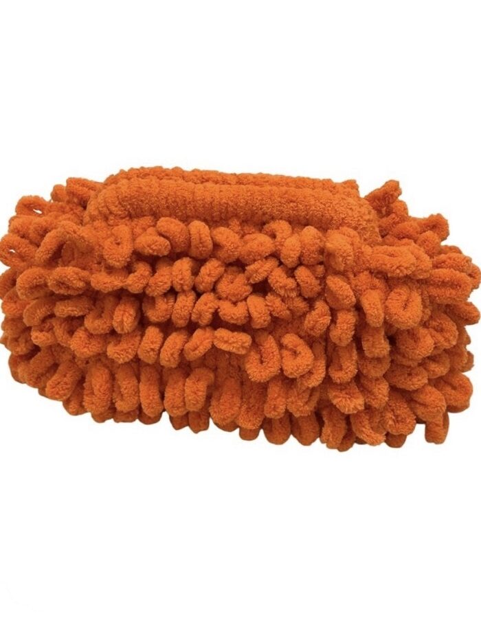 Χειροποίητη τσάντα puffy bag πορτοκαλί