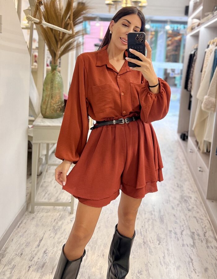 Lory σετ πουκαμίσα - σορτς εκάι