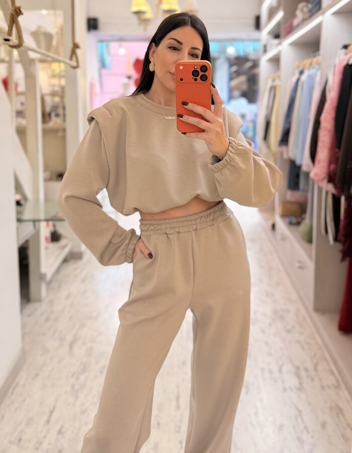 Glow σετ φόρμας πούρο με βάτες