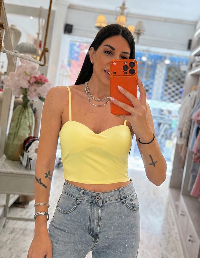 Isla μπούστο τοπ λεμονί