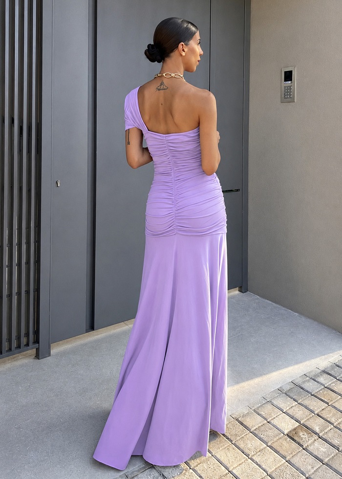 Alysia φόρεμα maxi λιλά