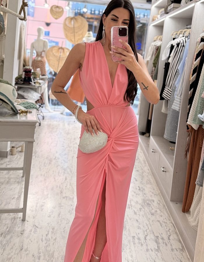 Barbie φόρεμα με ανοίγματα ροζ