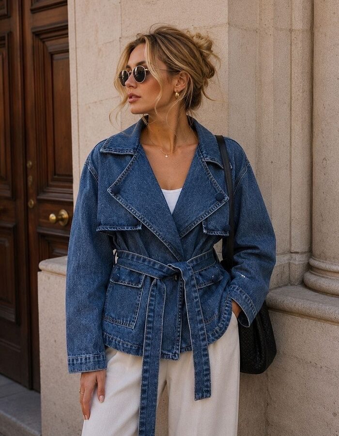 Sienna denim jacket μπλε